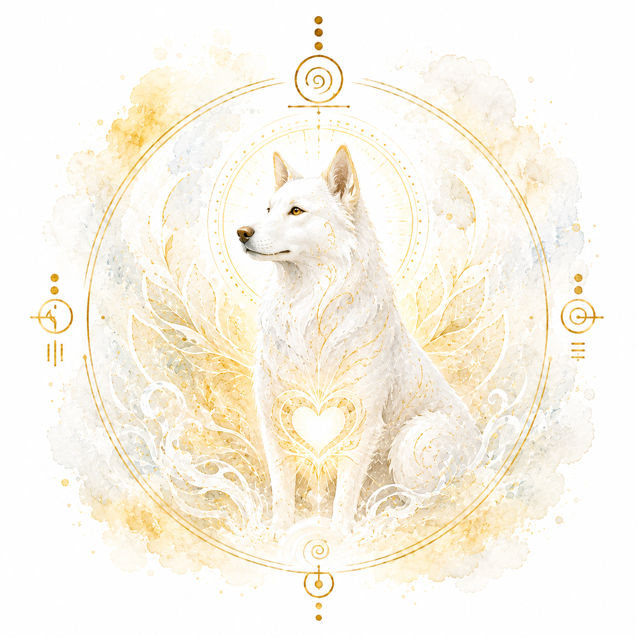 白い犬